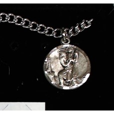 St Christopher Medal on Chain